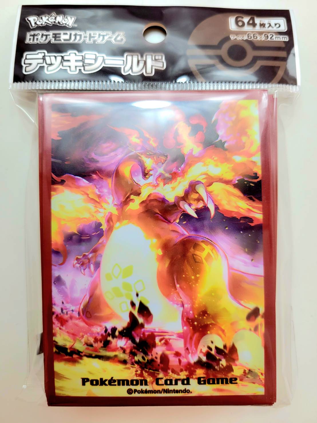 ちひろ　ポケモンカードゲーム　デッキシールド　悪テラスタルリザードン ① 新品】ポケモンカードゲーム デッキシールド 海外版 悪テラス