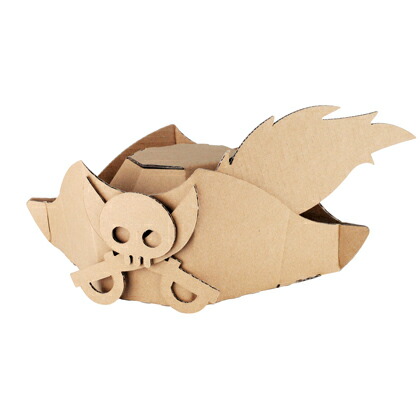 楽天市場 Hacomo 海賊帽 ダンボール クラフト 工作 夏休み 自由研究 ペーパークラフト ダンボール工作 工作キット Hacomo ハコモ B 1871 U B19 パーティグッズ クラッカーカネコ