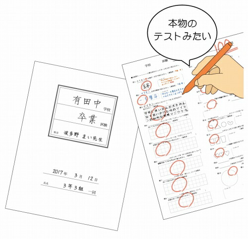 楽天市場 テスト色紙 お別れ会 送別会 卒業 結婚祝 メッセージカード 寄せ書き 賞状 記念品 プレゼント 贈り物 ギフト B 2800 パーティグッズ クラッカーカネコ