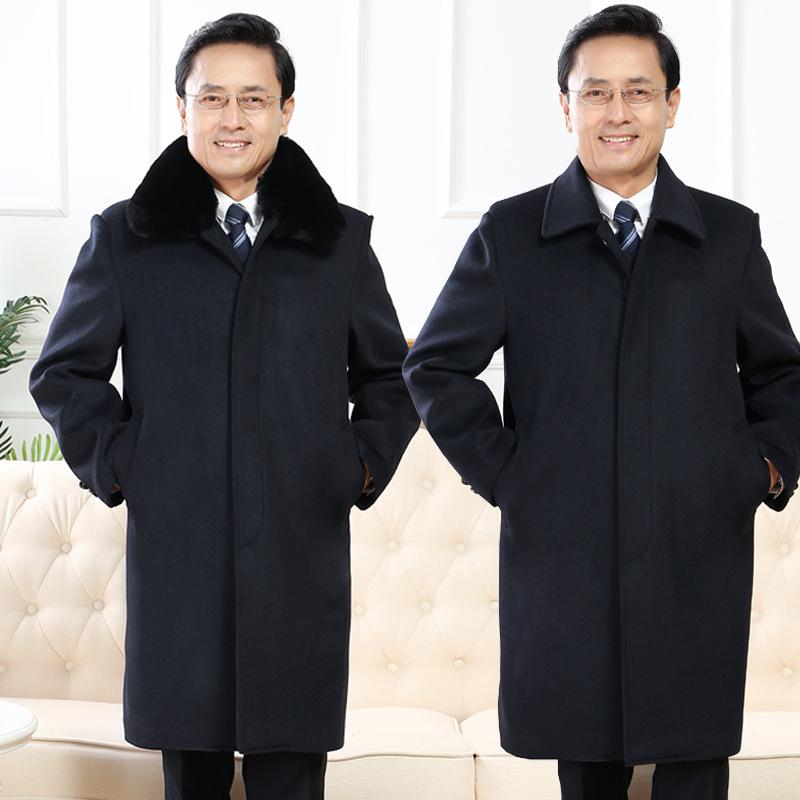 厚地の外套 メンズ 成人男性用 羊毛 秋冬 真っただ中丈 成人男性服 テーラード 朦々たる 無地 生あたたかい 商行為 心地よい 黒いこと 米国海軍
