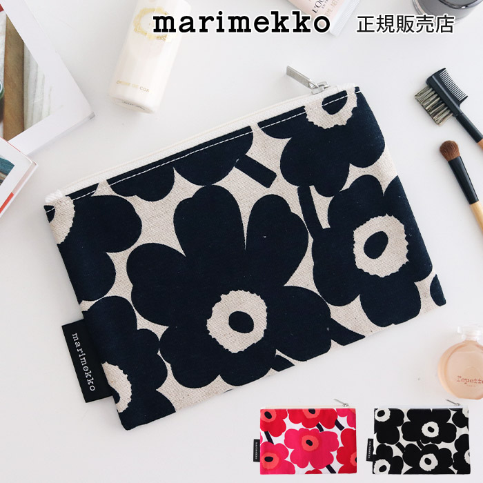 【 メール便可 】 マリメッコ marimekko ミニ ウニッコ カイカ ポーチ / 全4種　 Mini Unikko Kaika pouch 化粧ポーチ ペンケース 【 正規販売店 】
