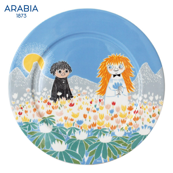 美品 Arabia アラビア Moomin ムーミン Friendship フレンドシップ サービング プレート 30cm 品多く Allengine Cl