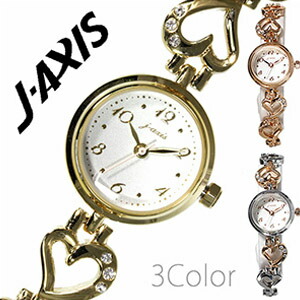 楽天市場 ジェイアクシス腕時計 J Axis時計 J Axis 腕時計 ジェイアクシス 時計 レディース ホワイト Bl1027 ブレスウォッチ おしゃれ チェーン 可愛い ハート ラインストーン キラキラ ピンクゴールド シルバー ゴールド J Axis 腕時計ギフトのパピヨン