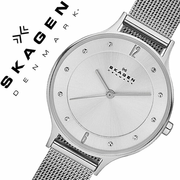 スカーゲン SKAGEN 腕時計 時計 ア二タ Anita レディース シルバー SKW2149 人気 新作 流行 ブランド 防水 メタル ベルト シンプル 薄型 北欧 アニータ クリスタル プレゼント ギフト 11,871円