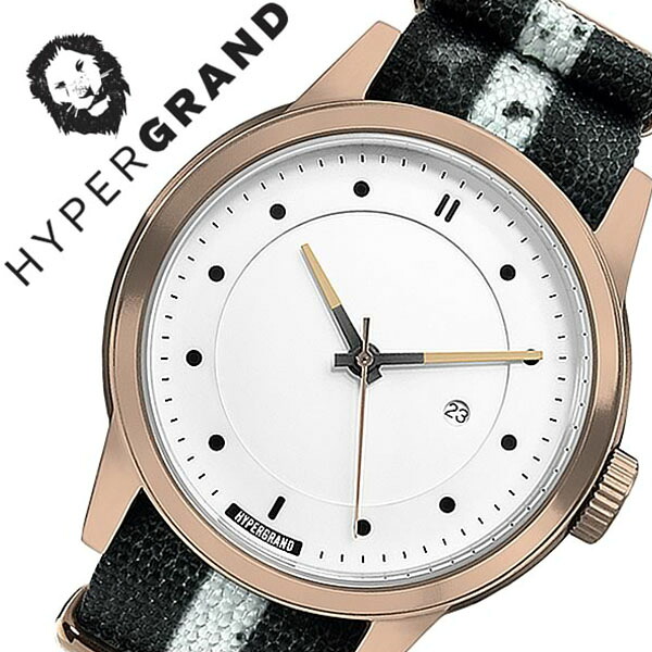 ハイパーグランド 腕時計 HYPERGRAND 時計 ハイパー グランド HYPER GRAND マーベリック シリーズ ナトー MAVERICK SERIES NATO メンズ レディース NWM4RUNW 人気 ブランド ナイロン ベルト ピンクゴールド シンプル 北欧 デザイナーズ ウォッチ【FK2020_1】