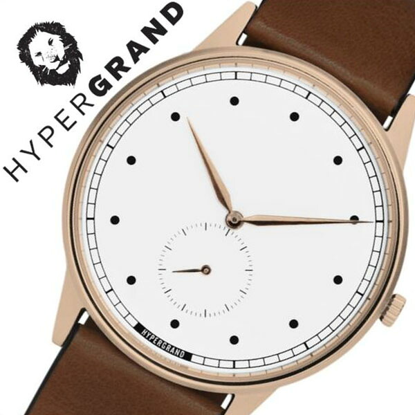 ハイパーグランド 腕時計 HYPERGRAND 時計 ハイパー グランド 時計 HYPER GRAND 腕時計 シグネチャー クラシックレザー SIGNATURE CLASSIC LEATHER メンズ レディース ホワイト CWSGRWBRW [ カジュアル ファッション おしゃれ シンガポール 替えベルト時計 ][ ]【FK2020_3】