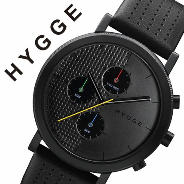 ヒュッゲ 腕時計 HYGGE 時計 ヒュッゲ 時計 HYGGE 腕時計 2204 メンズ レディース ブラック HGE020003 正規品 人気 ブランド 防水 革 レザー ペアウォッチ ユニセックス デザイナーズウォッチ ファッション ギフト 送料無料 15,939円