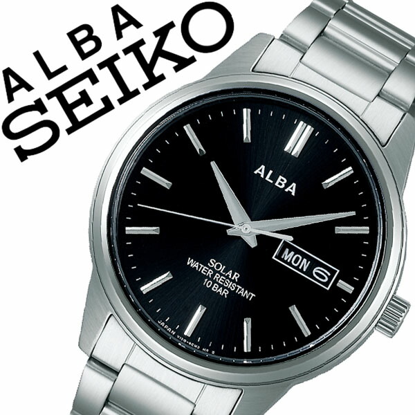 年最新海外 楽天市場 当日出荷 5年保証対象 セイコー 腕時計 Seiko 時計 セイコー 時計 Seiko 腕時計 アルバ ソーラー Alba メンズ ブラック Aefd562 正規品 ビジネス スーツ オフィスカジュアル シンプル ラウンド メタル ソーラー 腕時計ギフトのパピヨン