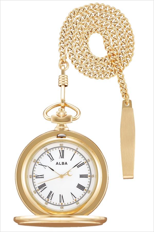 本店は セイコー 懐中時計 Seiko 時計 セイコー 時計 Seiko 懐中時計 アルバ ポケット ウオッチ Alba Pocket Watch ユニセックス メンズ レディース Aqgk450 定番 懐中時計 レトロ アンティーク ファッション 月 かわいい ローマ数字 ゴールド 新作モデル Www