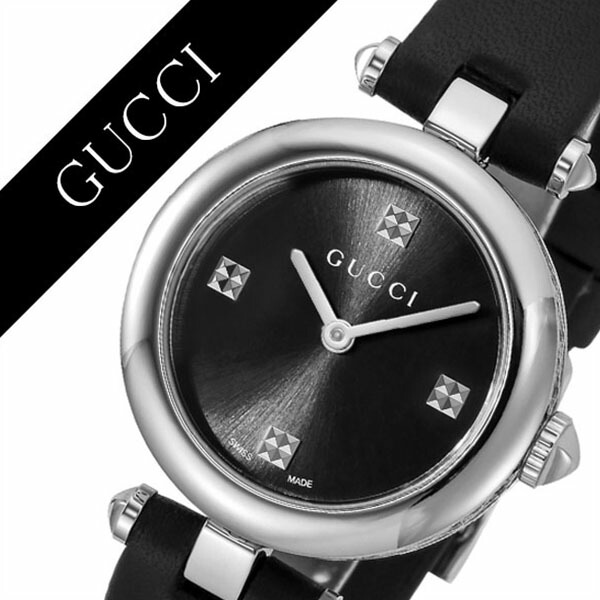 絶対一番安い グッチ 腕時計 Gucci 時計 グッチ 時計 Gucci 腕時計 ディアマンティッシマ Diamantissima レディース ブラック Ya 人気 イタリア ブランド 高級 革 レザー 防水 おすすめ ファッション プレゼント ギフト 腕時計ギフトのパピヨン 残り