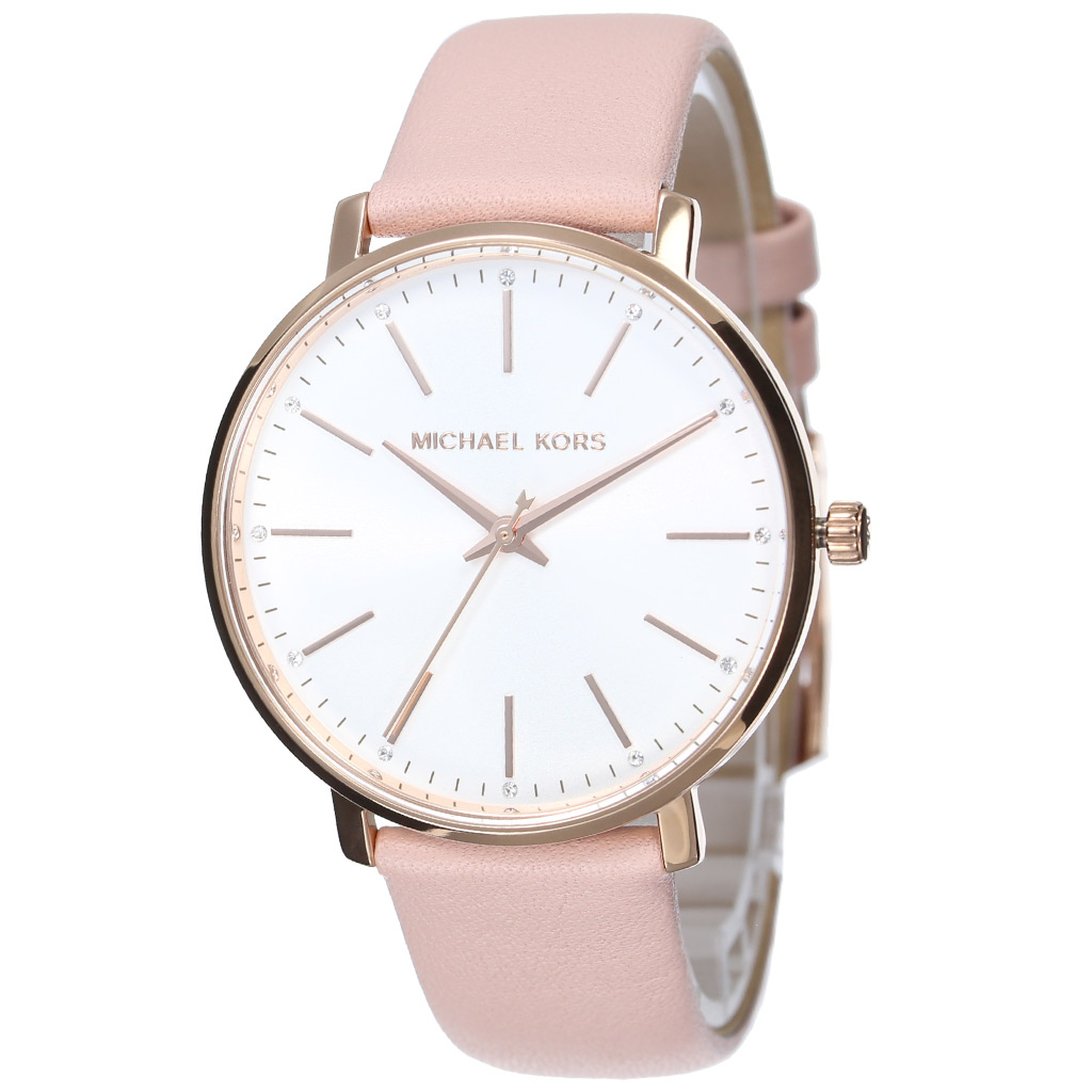 mk pink watch