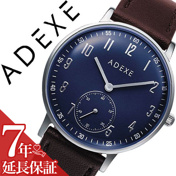 当日出荷 アデクス 腕時計 Adexe 時計 メンズ ネイビー 45a T01 正規品 新作 人気 ブランド 流行 おすすめ 防水 革 革ベルト レザー レザーベルト スモールセコンド おしゃれ ファッション かっこいい 話題 彼氏 旦那 プレゼント シンプル 仕事 大人 大学生 学生