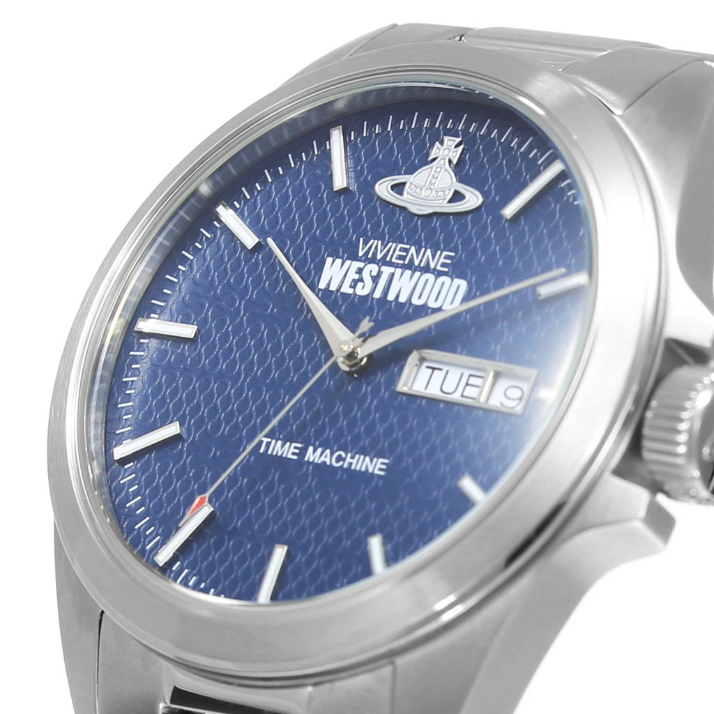 ヴィヴィアンウエストウッド 腕時計 Viviennewestwood 時計 ヴィヴィアン ウエストウッド Vivienne Westwood ヴィヴィアンウェストウッド メンズ ブルー Vv063nvsl 人気 ブランド おすすめ ビビアン 彼氏 旦那 夫 プレゼント メタル シルバー Painfreepainrelief Com