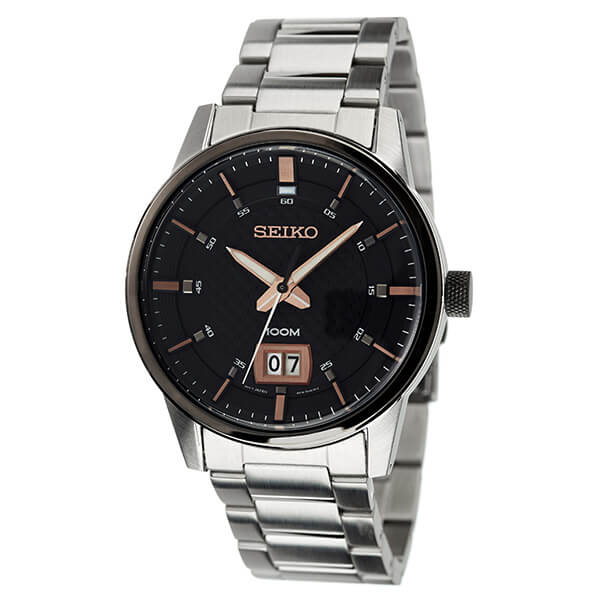 セイコー 腕時計 Seiko 時計 セイコー時計 Seiko腕時計 メンズ ブラック Sur285p1 人気 ブランド おすすめ 防水 ステンレス ベルト メタル 逆輸入 社会人 スーツ 仕事 ビジネス 営業 カレンダー 彼氏 旦那 夫 大人 かっこいい おしゃれ カジュアル スタイリッシュ 上品