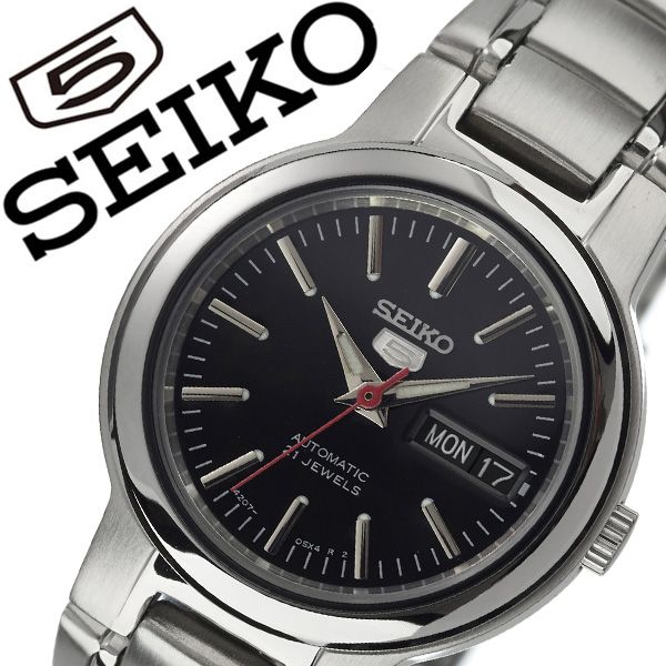 好評 セイコー 腕時計 Seiko 時計 セイコー時計 Seiko腕時計 セイコーファイブ Seiko5 レディース ブラック Syme43k1 人気 ブランド おすすめ 防水 ステンレス ベルト メタル カレンダー 逆輸入 限定 社会人 仕事 スーツ 彼女 妻 嫁 奥さん 大人 スタイリッシュ