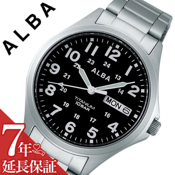 逆輸入セイコーALBAミリタリー50m防水メンズ腕時計ブラック激レア日本未発売 逆輸入セイコーALBAミリタリー50m防水メンズ腕時計ブラック激