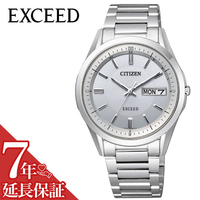 ポイント10倍 メンズ腕時計 5年保証対象 シチズン 腕時計 Citizen 時計 エクシード Exceed メンズ シルバー At6030 60a 人気 正規品 ブランド おすすめ 防水 パーフェックス搭載 高機能 ソーラー おしゃれ カジュアル スーツ ビジネス プレゼント ギフト 送料無料