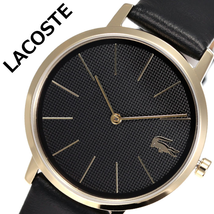 ラコステ 腕時計 LACOSTE 時計 ラコステ 時計 LACOSTE 腕時計 ムーン moon レディース ブラック LC2001079 [ 人気 ブランド おしゃれ シンプル カジュアル スポーツ テニス 流行 シンプル プレゼント ギフト ]｜腕時計ギフトのパピヨン