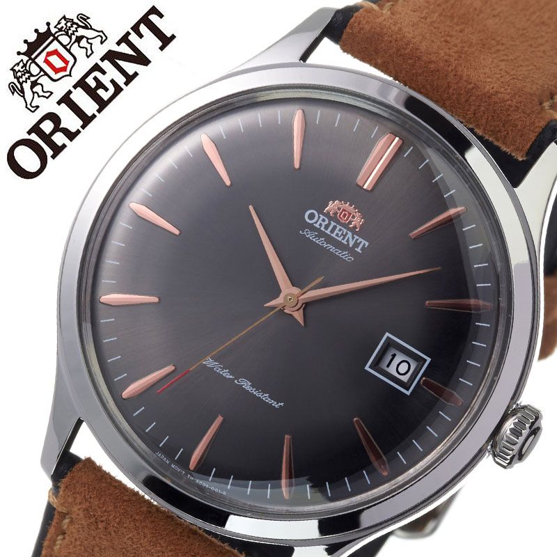 数量限定 オリエント 腕時計 Orient 時計 バンビーノ クラシック Bambino Classic メンズ グレー Orw Faca0 ブランド 人気 海外モデル 防水 レトロ アンティーク 調 オートマチック 自動巻き 自動巻 機械式 レザー ベルト 革 ベルト カレンダー ビジネス 仕事