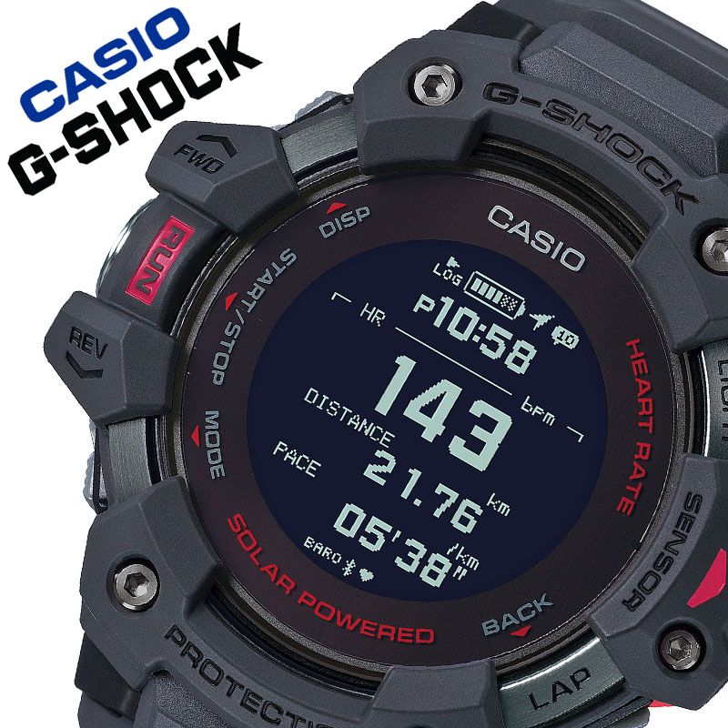 再入荷 メンズ腕時計 G Shock ジー スクワッド ジーショック 時計 Casio 腕時計 5年保証対象商品 カシオ G Squad プレゼント ギフト アウトドア スポーツ カジュアル トレーニング ブラック 心拍数 衛星電波 Gps ソーラー かっこいい おしゃれ 人気 Gショック