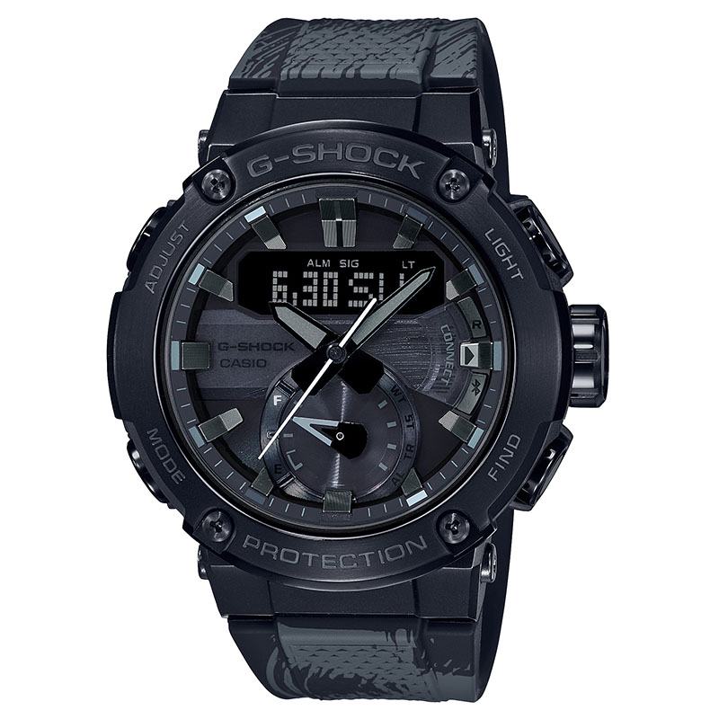 腕時計 カシオ ポールスミス 時計 通販 当日出荷 Casio ジーショック メンズ 時計 G Shock ブラック Gショック Gst B0tj 1ajr 5年保証対象商品 人気 おしゃれ かっこいい ソーラー 陳英傑 太極 水墨画 デザイナー 大人 カジュアル スポーツ アウトドア ギフト