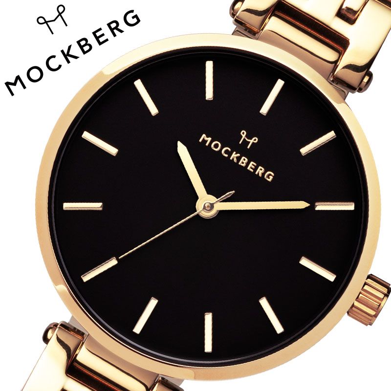 モックバーグ 腕時計 MOCKBERG 時計 レディース ブラック MO516 [ 人気 ブランド おすすめ おしゃれ かわいい ファッション メタル 大人 ビジネス 仕事 オフィス カジュアル シンプル 小さめ 華奢 薄型 軽量 高級感 ワンポイント 彼女 プレゼント ギフト ] 9,117円