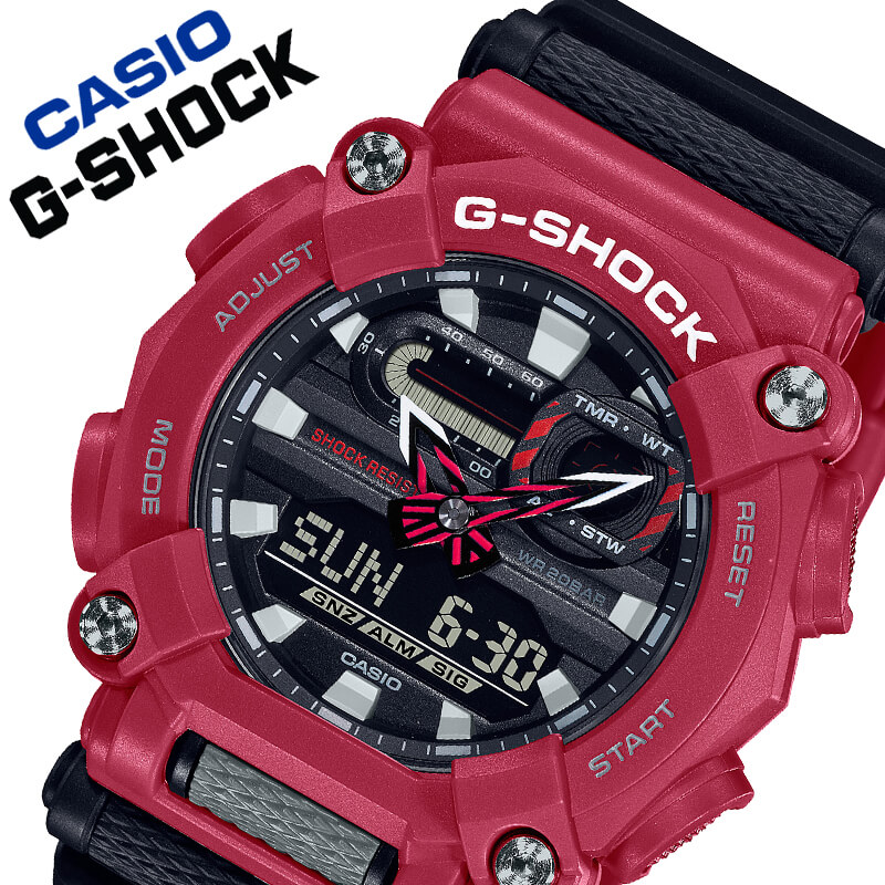 レビューで送料無料 カシオ 腕時計 Casio 時計 ジーショック G Shock メンズ 男性 彼氏 夫 ブラック Ga 900 4ajf 人気 ブランド おすすめ ラバー 黒 防水 ストップウォッチ タイマー アナログ アウトドア スポーツ ランニング 誕生日 プレゼント ギフト 全国組立