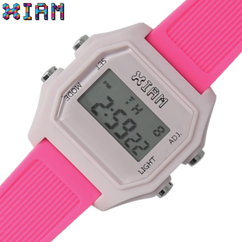 アイアムザウォッチ 腕時計 I am the watch 時計 メンズ レディース ピンク IAM-KIT546 [ 人気 ブランド おしゃれ ファッション カジュアル デジタル レトロ カラフル かわいい 親子 ペア お揃い お揃コーデ ]