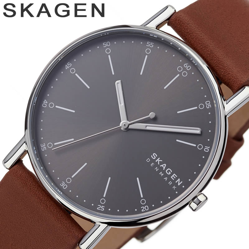 正規品 スカーゲン 腕時計 Skagen 時計 スカーゲン 時計 Skagen 腕時計 シグネチャー Signatur ユニセックス グレー Skw6578 人気 北欧 ラウンド アナログ シンプル カジュアル ブランド ファッション プレゼント 新しい到着 Faan Gov Ng