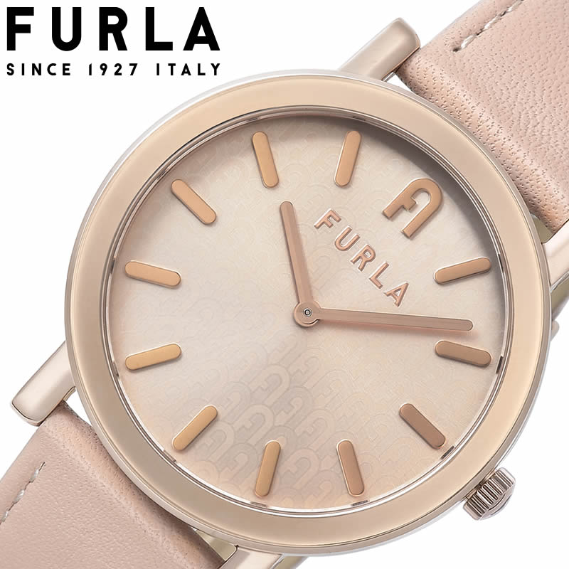 日本全国送料無料 フルラ 腕時計 Furla 時計 ミニマルシェイプ Minimalshape レディース 女性 ローズゴールド ピンク ゴールド Wwl3 人気 かわいい 可愛い 流行 ブランド レザー ベルト 革ベルト きれいめ 華奢 小さめ イタリア 女性 ギフト 誕生日