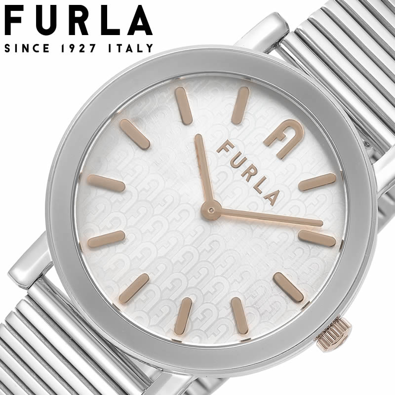 海外正規品 フルラ 腕時計 Furla 時計 ミニマルシェイプ Minimalshape レディース 女性 シルバー Wwl1 人気 かわいい 可愛い 流行 ブランド メタルベルト 金属 ステンレス ベルト きれいめ 華奢 小さめ イタリア 女性 ギフト 誕生日 プレゼント 腕時計