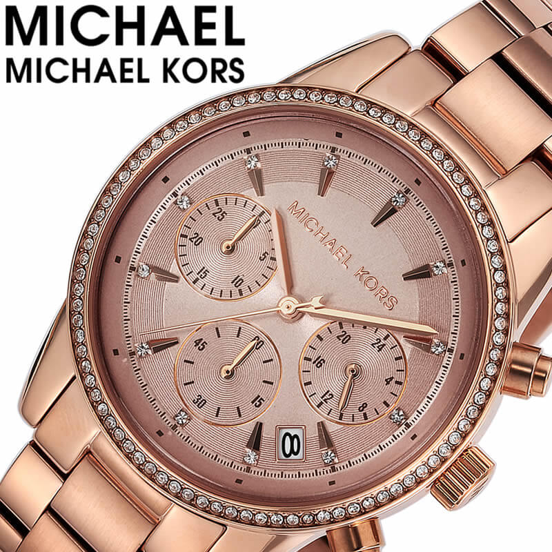 公式の マイケル コース 時計 Michael Kors 腕時計 リッツ Ritz Chronograph レディース ピンクゴールド Mk6357 人気 ブランド Mk ファッション かわいい カジュアル 彼女 嫁 妻 プレゼント ギフト 史上最も激安 Www Ape Deutschland De