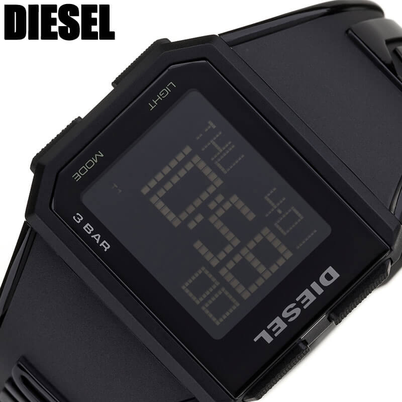 年最新海外 ディーゼル 腕時計 Diesel 時計 ディーゼル時計 Diesel腕時計 チョップド Chopped メンズ ブラック Dz1918 人気 ブランド デジタル スポーツ ファッション カジュアル おすすめ おしゃれ ストップウォッチ カレンダー 彼氏 恋人 旦那 夫 記念日 誕生日