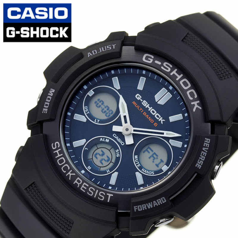 楽天市場】CASIO G-SHOCK カシオ Gショック AWG-M520BB-1AJF