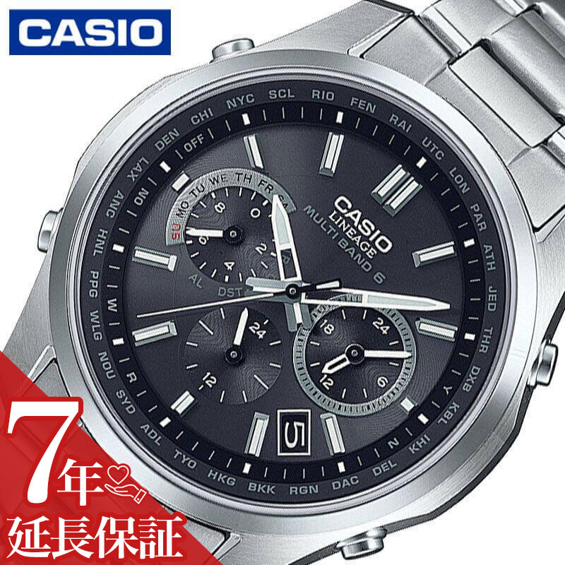 カシオ 電波 ソーラー 腕時計 CASIO 時計 リニエージ LINEAGE 男性 向け メンズ クォーツ LIW-M610TSE-1AJF かわいい 華奢 小ぶり 小さめ 人気 おすすめ おしゃれ ブランド 記念日 誕生日 プレゼント ギフト