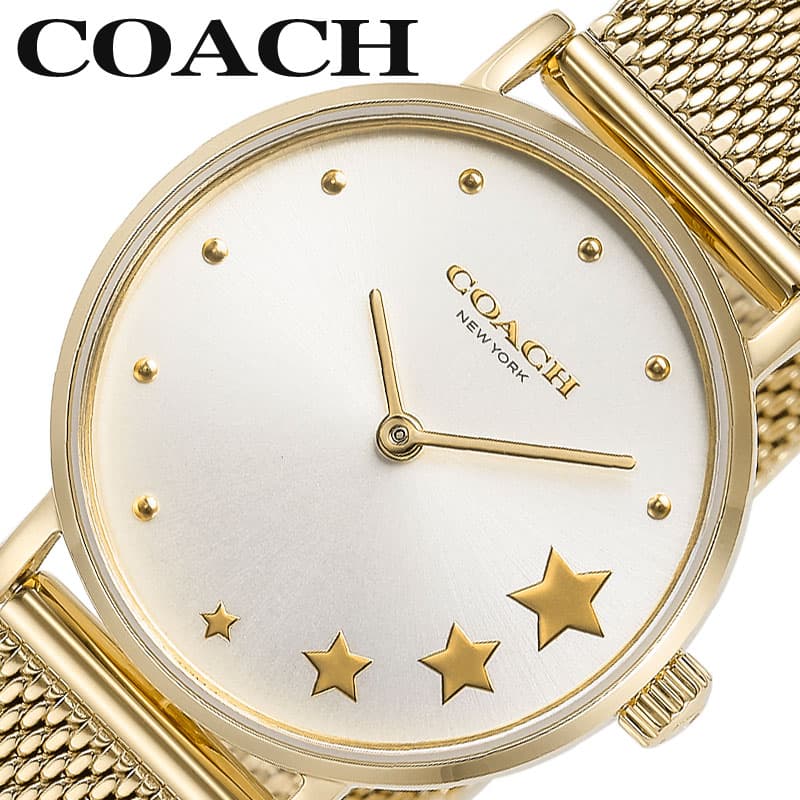 コーチ 腕時計 COACH 時計 ペリー PERRY レディース 腕時計 シルバー ラグジュアリー カジュアル ファッション デート シンプル お出かけ 大学 アナログ かわいい カワイイ CO-14503521 人気 おすすめ おしゃれ ブランド プレゼント ギフト 節目 お祝い