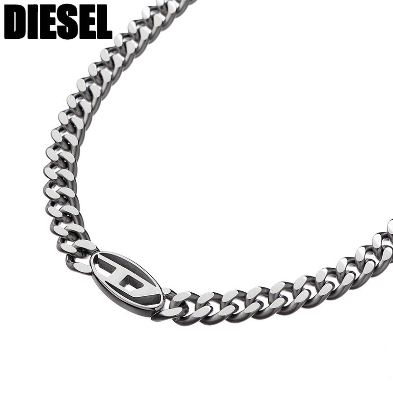 湘⭐︎Diesel ディーゼル　デニム ネックレス Amazon | DIESEL ディーゼル DX0011040 ネックレス ドッグタグ