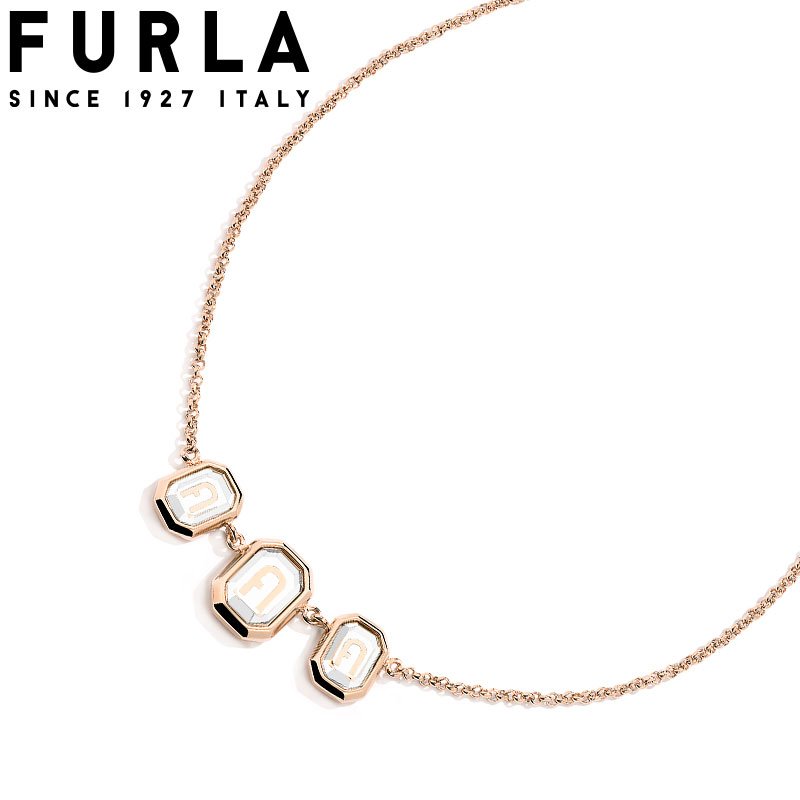 フルラ アクセサリー FURLA ネックレス オクタゴナル レディース FJ0324NTU 女性 チェーンネックレス チャーム ペンダント きれいめ 可愛い 上品 大人 彼女 妻 嫁 さん 母親 ママ 娘 社会人 卒業祝い 就職祝い 誕生日 記念日 プレゼント ギフトおすすめ おしゃれ ブランド