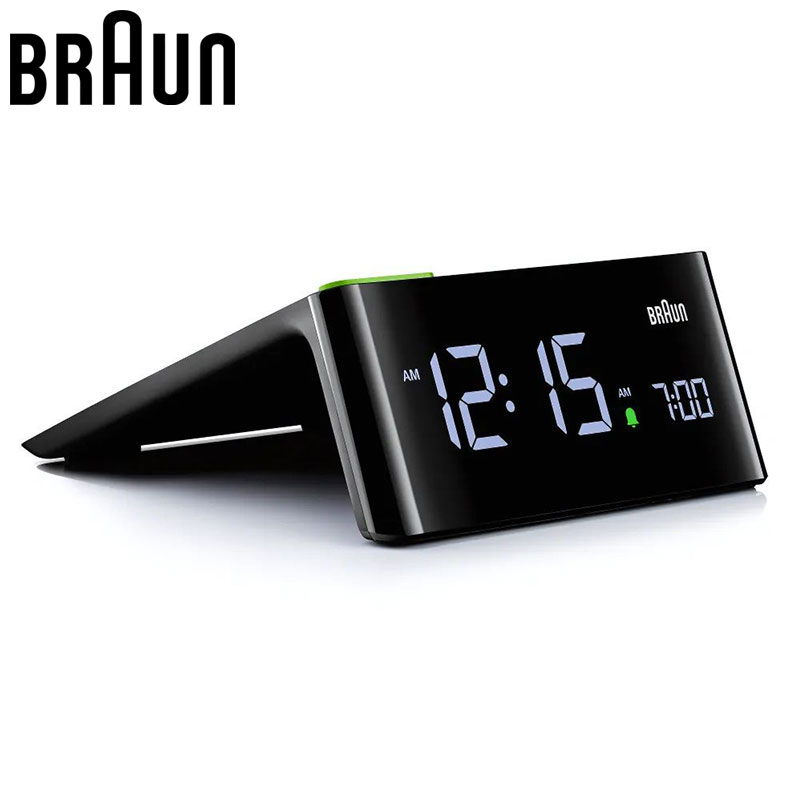 ブラウン 置時計 BRAUN ブラウン置時計 BC16B 目覚まし時計 ブラウン置時計 BC16B デジタルアラームクロック Digital Alarm Clock ブラック デジタルクォーツ 人気 おすすめ おしゃれ ブランド プレゼント ギフト|腕時計ギフトのパピヨン