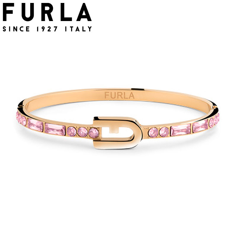 フルラ アクセサリー FURLA バングル フルラ FURLA スパークリング バングル SPARKLING BANGLE ピンクゴールド、ピンク 女性 向け レディース FJ2019BTL 人気 おすすめ おしゃれ ブランド プレゼント ギフト