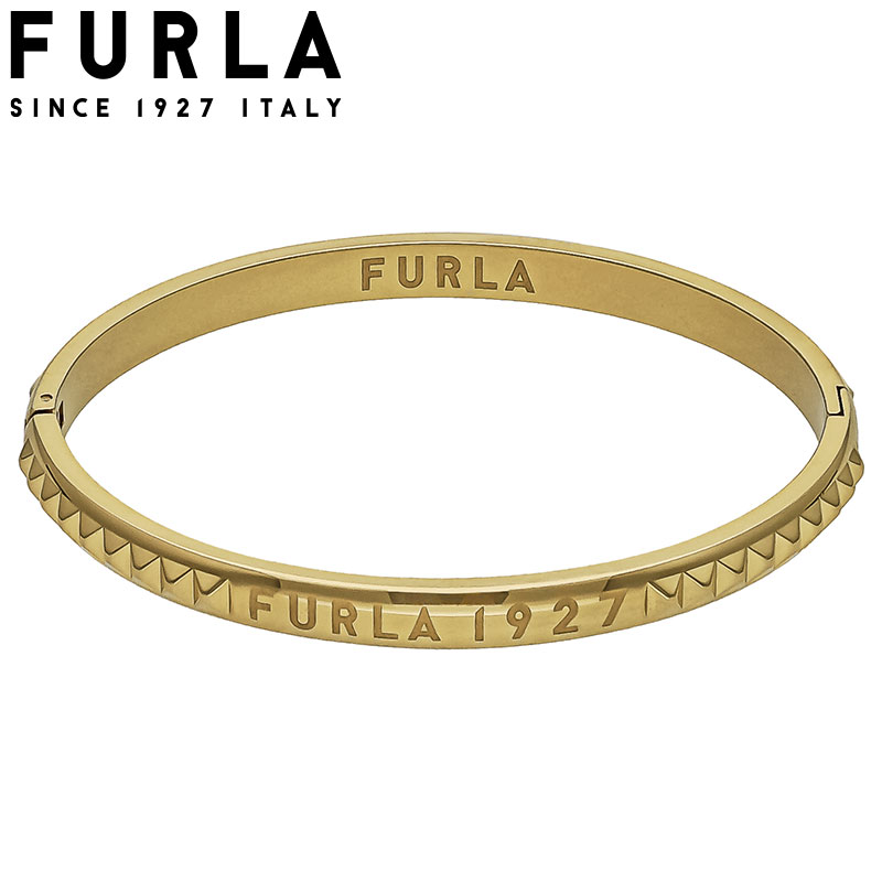 フルラ アクセサリー FURLA バングル フルラ FURLA スタッズ バングル STUDS BANGLE イエローゴールド 女性 向け レディース FJ2105BTS 人気 おすすめ おしゃれ ブランド プレゼント ギフト