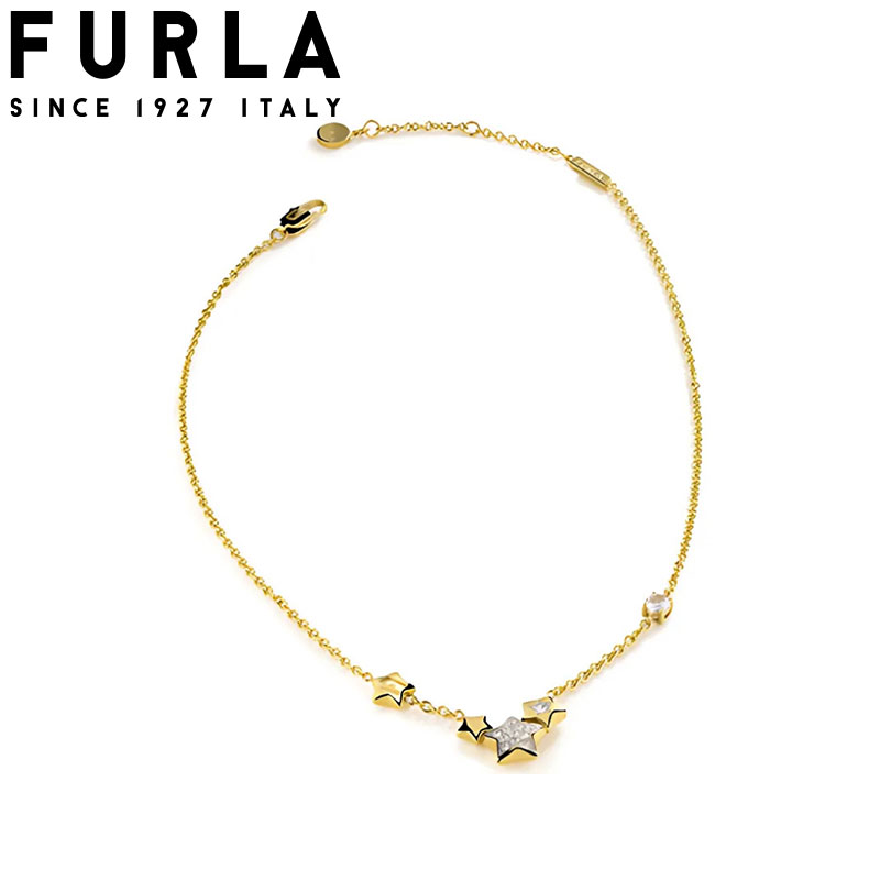 フルラ アクセサリー FURLA ネックレス フルラ FURLA スターズ ネックレス STARS NECKLACE イエローゴールド 女性 向け レディース FJ6002NTU 人気 おすすめ おしゃれ ブランド プレゼント ギフト