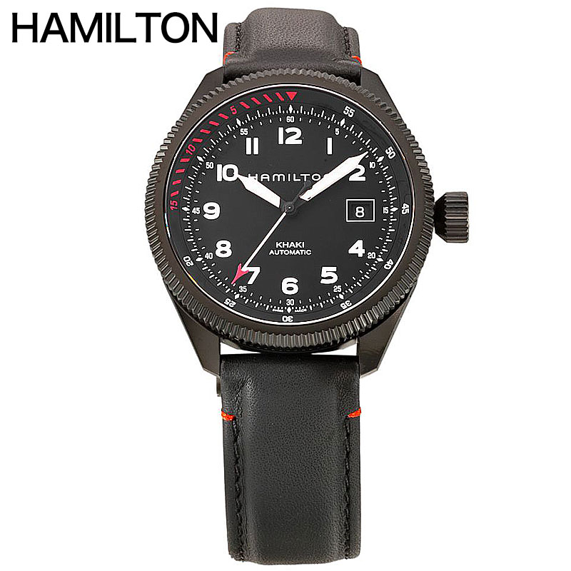 ハミルトン 腕時計 HAMILTON 時計 ハミルトン HAMILTON カーキ アンビエーション Pilot Pioneer Mechanical Takeoff Air Zermatt Auto ブラック 男性 向け メンズ 機械式 自動巻き H76695733 人気 おすすめ おしゃれ ブランド プレゼント ギフト