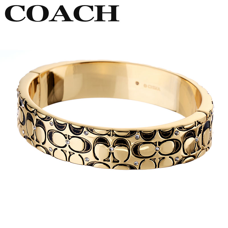 コーチ ブレスレット COACH バングル レディース 女性 アクセサリー アクセ ジュエリー ゴールド ブラック 341902GLD230 ブランド シンプル かわいい 大人 人気 おすすめ 彼女 母親 お母さん 奥さん 嫁 さん 友達 女友達 誕生日プレゼント 記念日 結婚記念日 プレゼント 16,443円