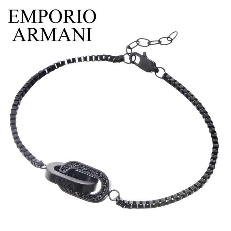 エンポリオ アルマーニ アクセサリー EMPORIO ARMANI ブレスレット メンズ アクセサリー ブラック EGS2929001 人気 おすすめ おしゃれ カジュアル ファッション シンプル 恋人 彼氏 夫 記念日 誕生日 ブランド プレゼント ギフト 11,035円