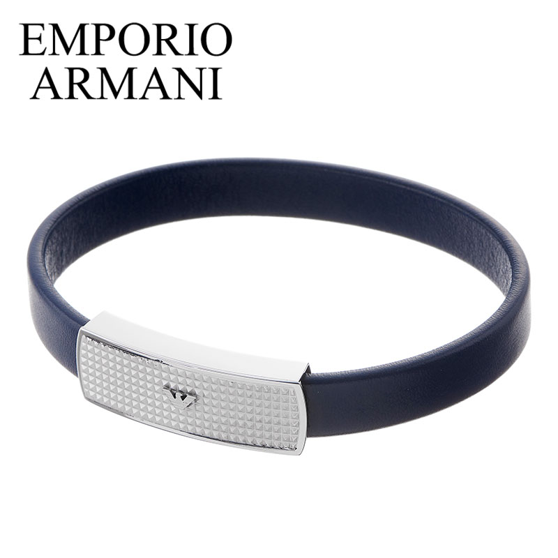 エンポリオ アルマーニ アクセサリー EMPORIO ARMANI ブレスレット メンズ アクセサリー ブルー EGS2987040 人気 おすすめ おしゃれ カジュアル ファッション シンプル 恋人 彼氏 夫 記念日 誕生日 ブランド プレゼント ギフト