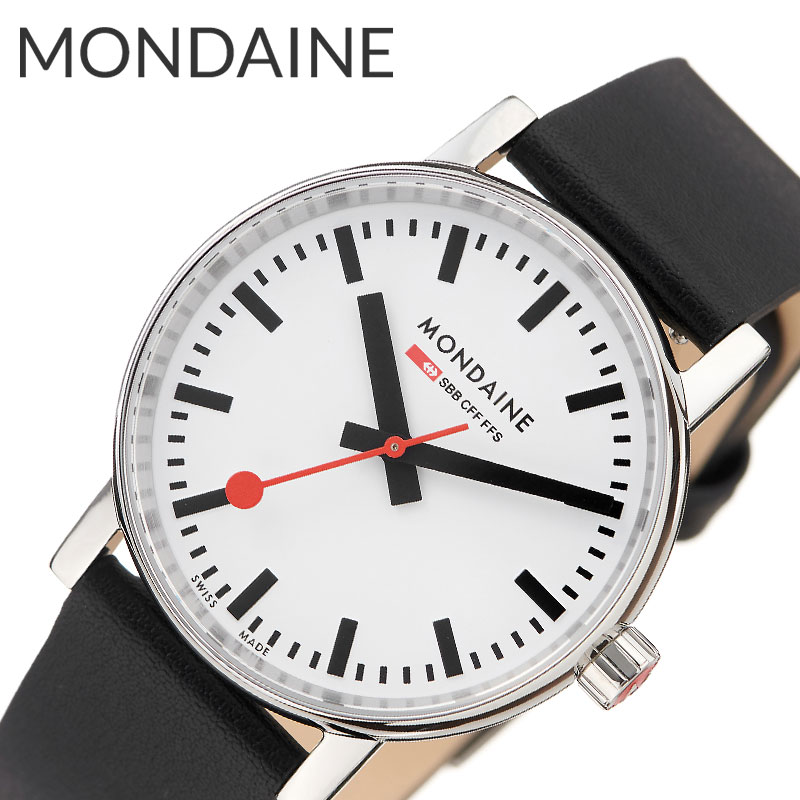 モンディーン 腕時計 MONDAINE 時計 ユニセックス 腕時計 ホワイト クオーツ MSE.35110.LBV 人気 おすすめ おしゃれ レザー カジュアル ビジネス スーツスタイル シンプル 誕生日 記念日 ブランド プレゼント ギフト