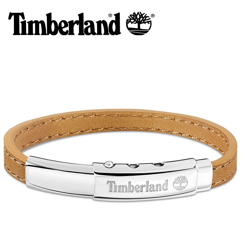 ティンバーランド アクセサリー Timberland ブレスレット アミティー AMITY メンズ アクセサリー バングルカラー:ベージュ TDAGB0001602 人気 おすすめ おしゃれ かっこいい カジュアル 牛革 ブランド プレゼント ギフト