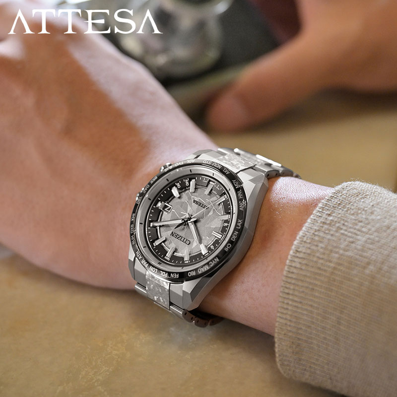 シチズン 腕時計 CITIZEN 時計 シチズン CITIZEN アテッサ ATTESA シルバー 男性 向け メンズ 電波ソーラー クォーツ（電池式）チタン CB0284-66A 防水 シンプル かっこいい カジュアル ビジネス スーツスタイル 人気 おすすめ おしゃれ ブランド プレゼント ギフト 82,280円
