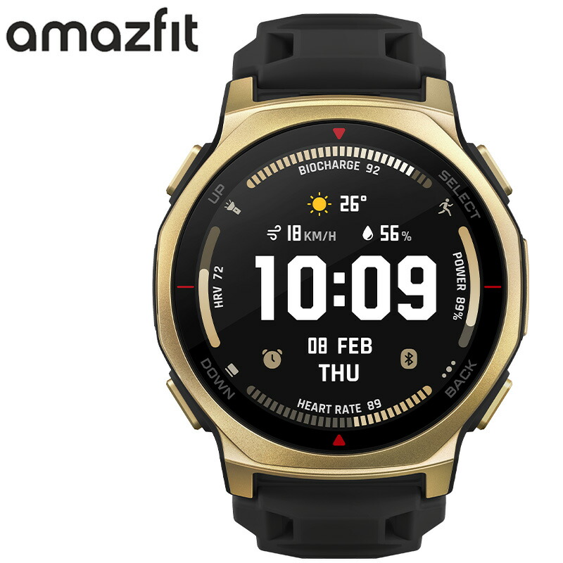 アマズフィット 腕時計 AMAZFIT スマートウォッチ ティーレックスプロ T-REX3 PRO メンズ ブラック シリコン ベルト SP170079-C238 シンプル カジュアル アウトドア ランニング スポーツ 防水 睡眠 健康管理 実用性 人気 おすすめ おしゃれ ブランド プレゼント ギフト 38,934円